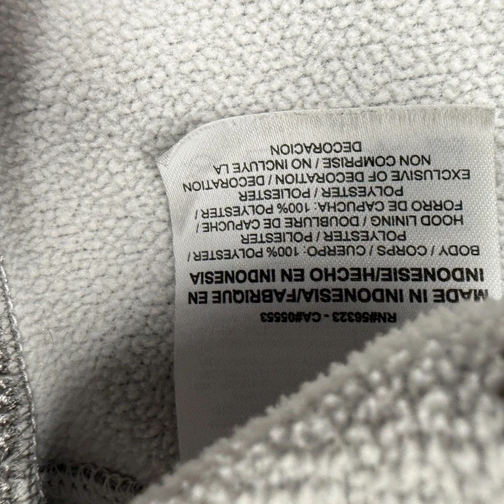 Nike Hoodie Mens L Gray Therma-Fit Full Zip Mesh Hood Performance‎ Sweatshirt